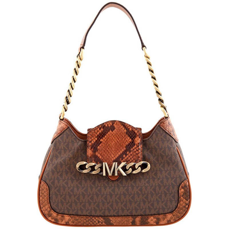 Bolsa Shoulder Small Hally Signature Logo Print - Mercado de Luxo - O Maior E-Commerce de Bens, Produtos e Serviços de Luxo do Brasil.
