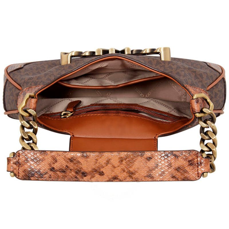 Bolsa Shoulder Small Hally Signature Logo Print