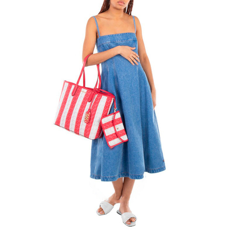 Bolsa Shopper Eliza Large Striped