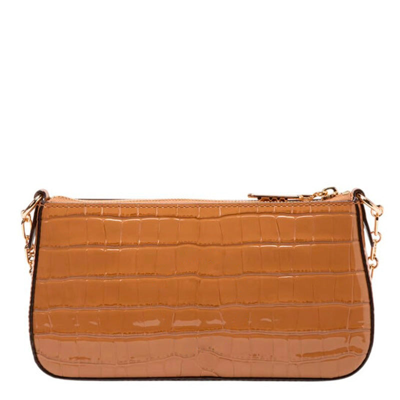 Bolsa Shoulder Medium Empire Crocodile Embossed