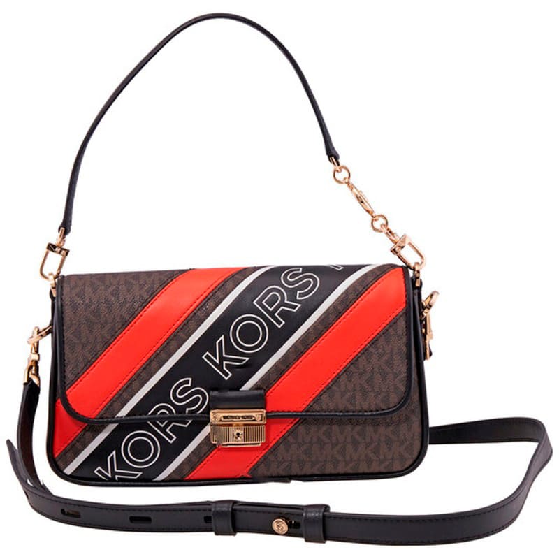 Bolsa Shoulder Small Bradshaw Signature Logo Stripe Convertible - Mercado de Luxo - O Maior E-Commerce de Bens, Produtos e Serviços de Luxo do Brasil.