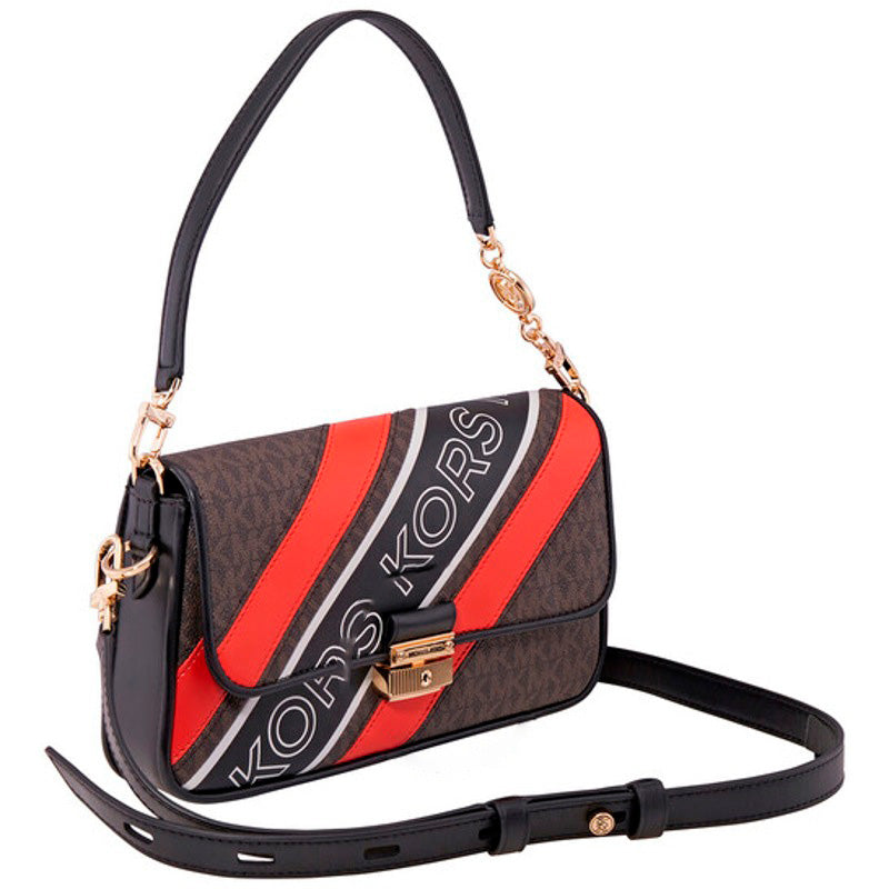 Bolsa Shoulder Small Bradshaw Signature Logo Stripe Convertible