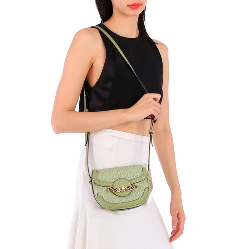 Bolsa Crossbody Hally ExtraSmall Signature Logo Light Sage