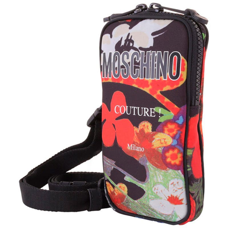 Bolsa Pocket Allover Flowers Printed Phone