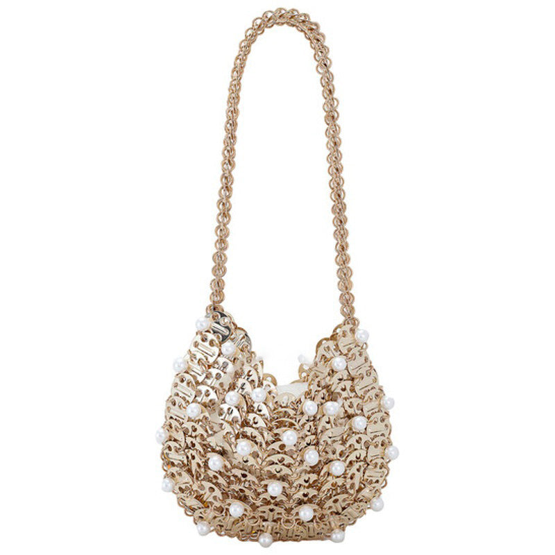 Bolsa Shoulder 1969 Moon Pearl Embellished - Mercado de Luxo - O Maior E-Commerce de Bens, Produtos e Serviços de Luxo do Brasil.