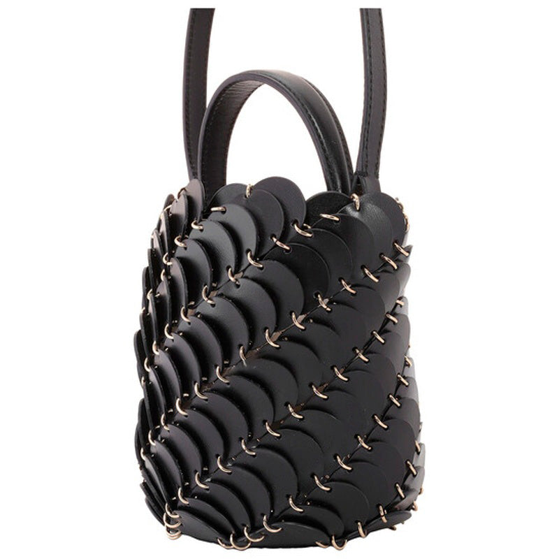 Bolsa Bucket Leather Mini
