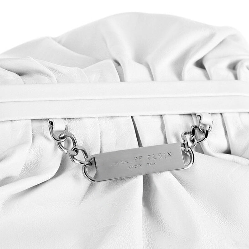 Bolsa Necessaire Embossed Monogram Pillow In White