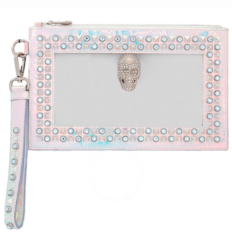 Bolsa Clutch Studded Transparent With Strap - Mercado de Luxo - O Maior E-Commerce de Bens, Produtos e Serviços de Luxo do Brasil.