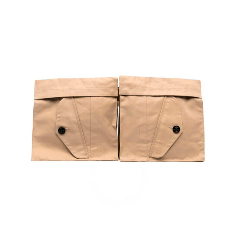 Bolsa Pocket Ladies Beige Cotton Gabardine Belt