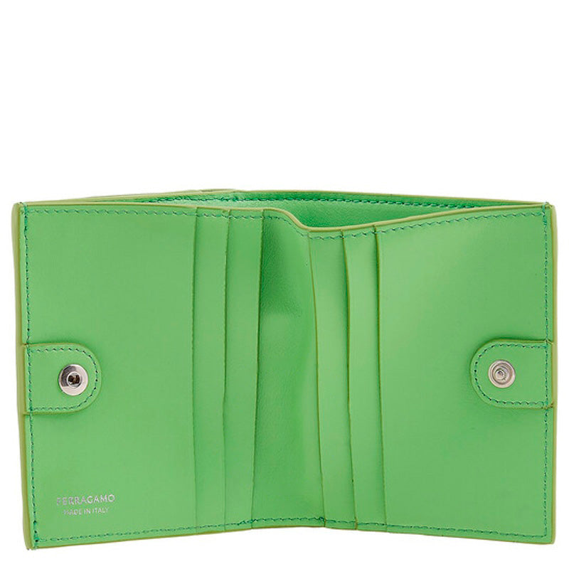 Bolsa Wallet Ferragamo Gancini Clasp Wanda Compact