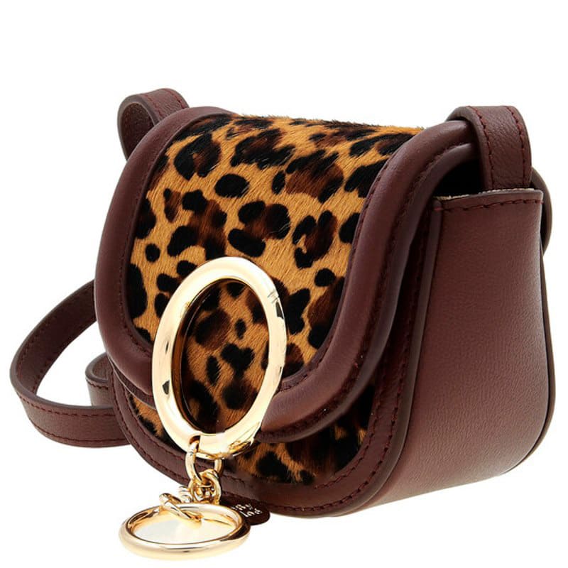 Bolsa Crossbody Leopard Print Mara Micro - Mercado de Luxo - O Maior E-Commerce de Bens, Produtos e Serviços de Luxo do Brasil.