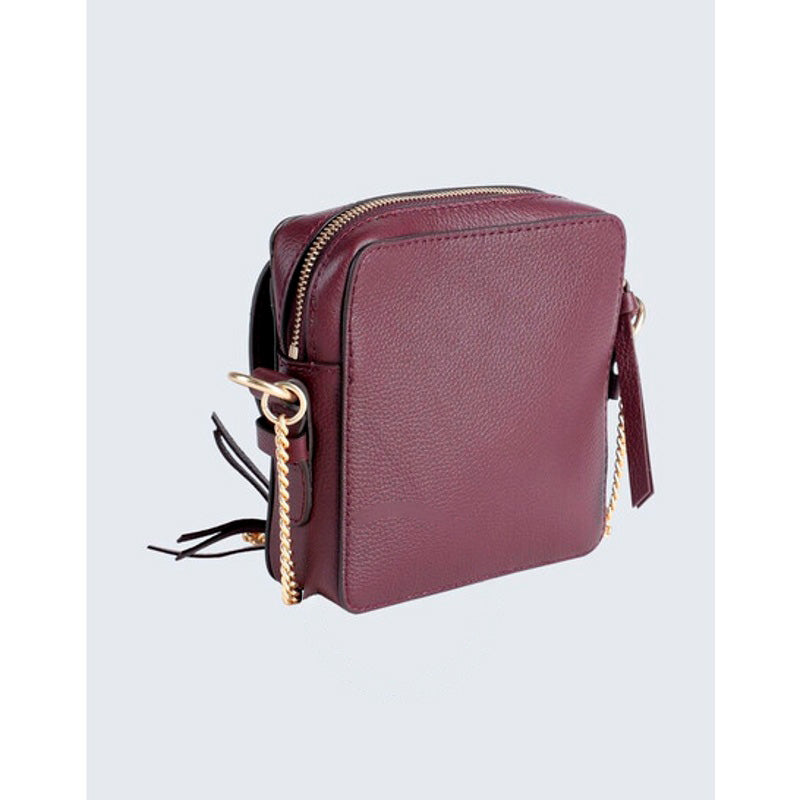 Bolsa Shoulder Small Joan Camera Burgundy