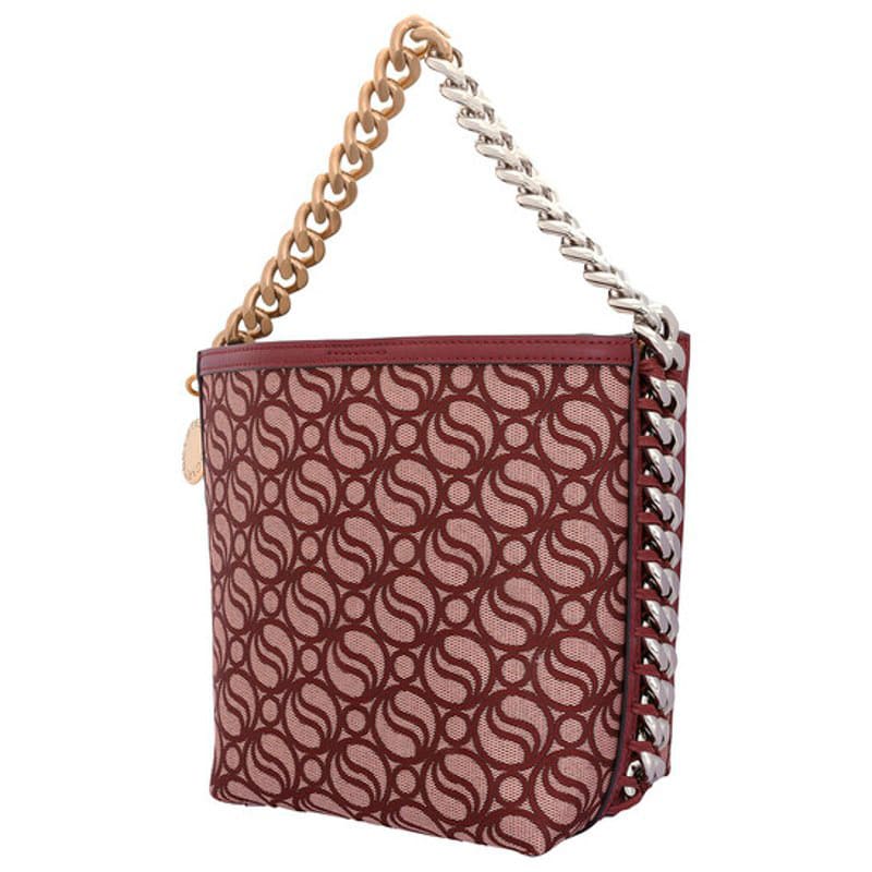 Bolsa Bucket Burgundy Ladies S Wave Monogram