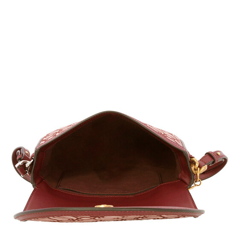 Bolsa Shoulder Ladies Burgundy Frayme Medium SWave Flap