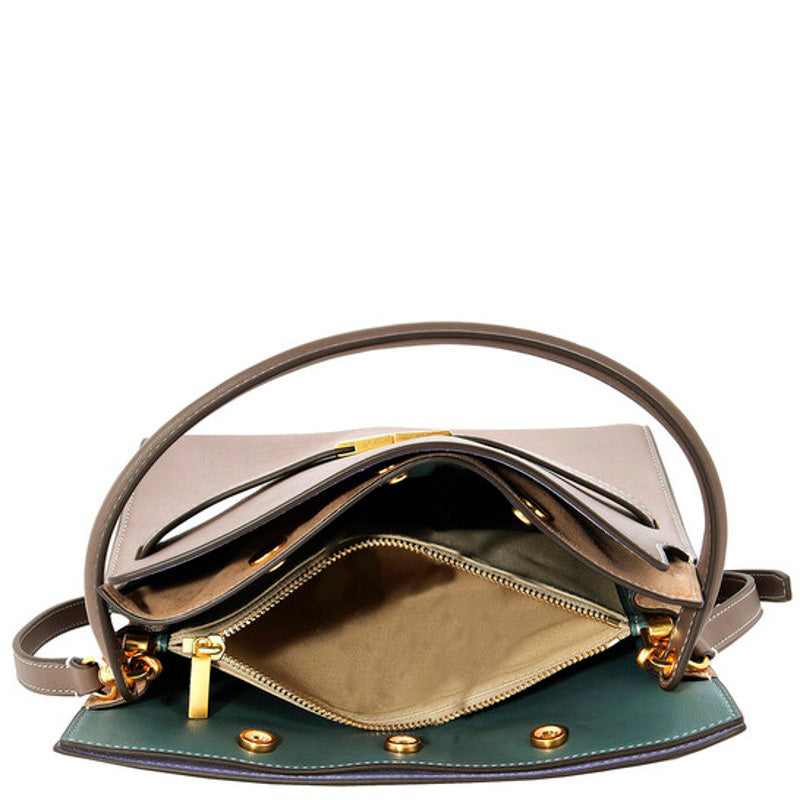 Bolsa Handle Clam Shell Small Lee Radziwill Double
