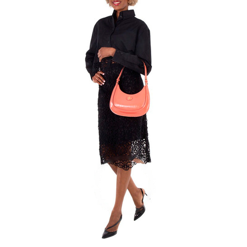 Bolsa Shoulder Coral Crush Robinson Embossed Crescent