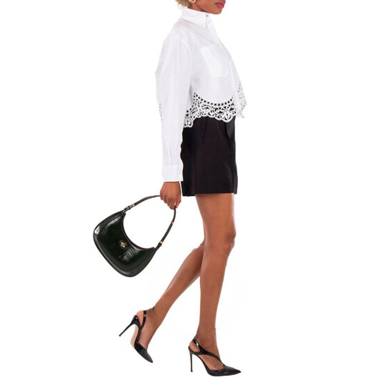 Bolsa Shoulder Evergreen Robinson Embossed Crescent