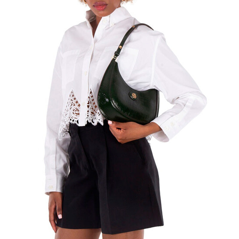 Bolsa Shoulder Evergreen Robinson Embossed Crescent