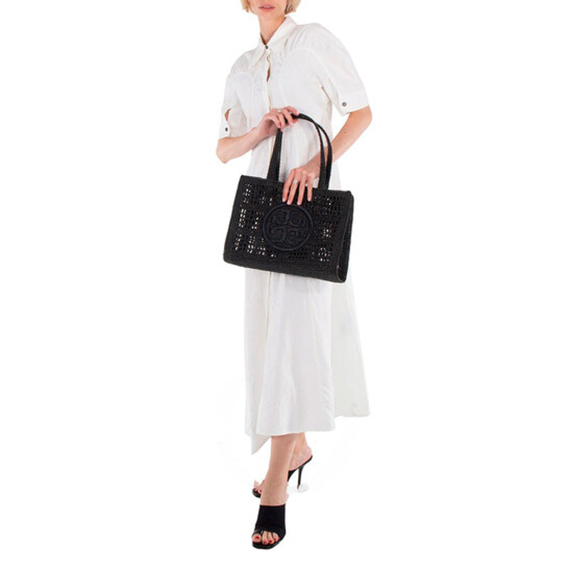 Bolsa Shopper Black Small HandCrochete Ella
