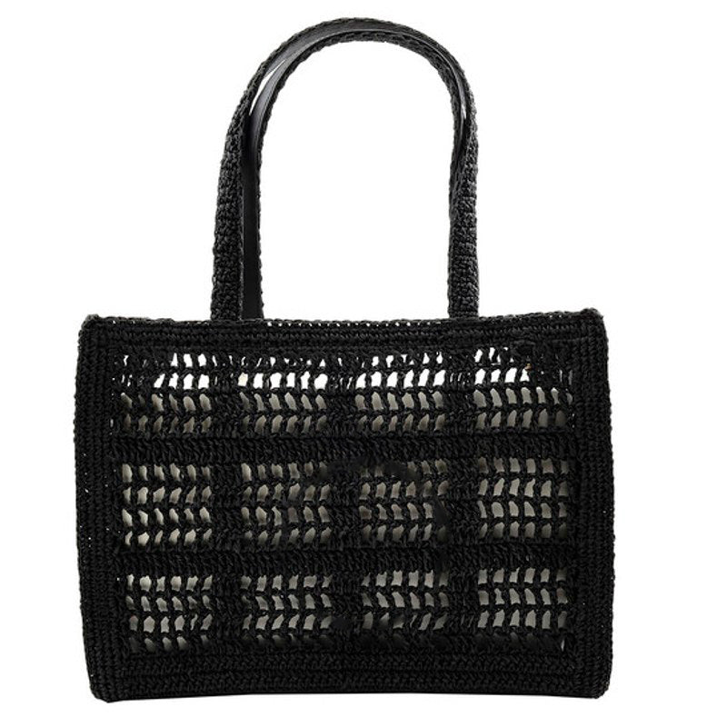 Bolsa Shopper Black Small HandCrochete Ella