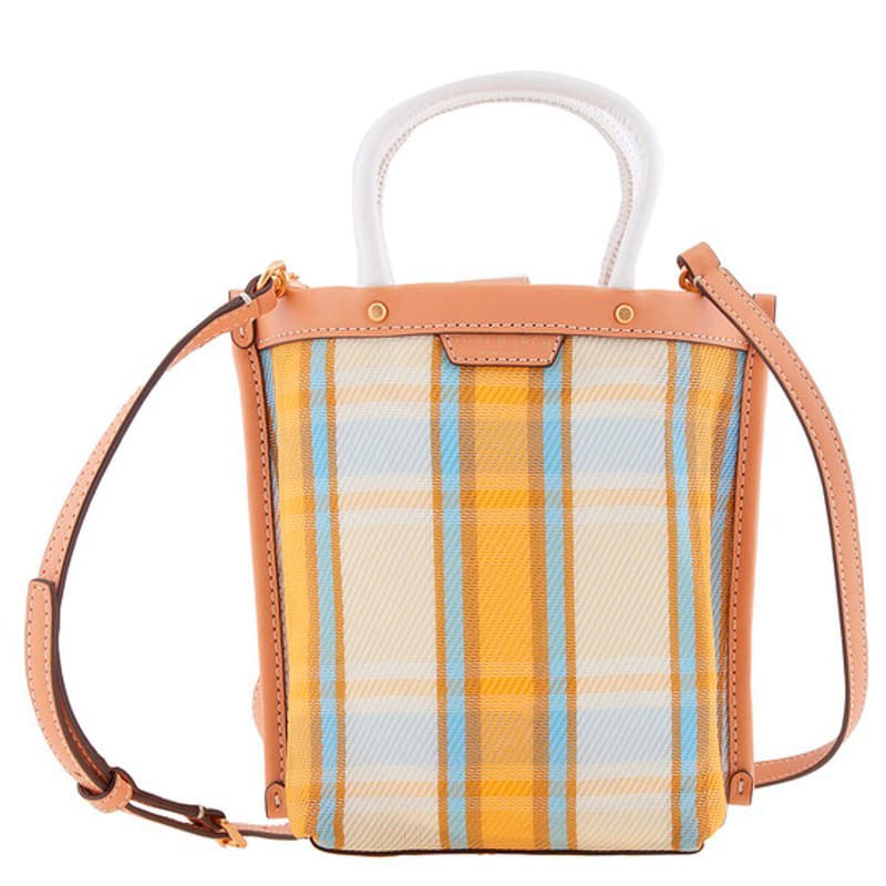 Bolsa Shopper Mini Perry Mesh in Ciel - Mercado de Luxo - O Maior E-Commerce de Bens, Produtos e Serviços de Luxo do Brasil.