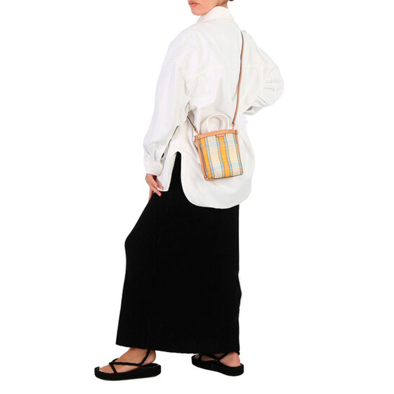 Bolsa Shopper Mini Perry Mesh in Ciel