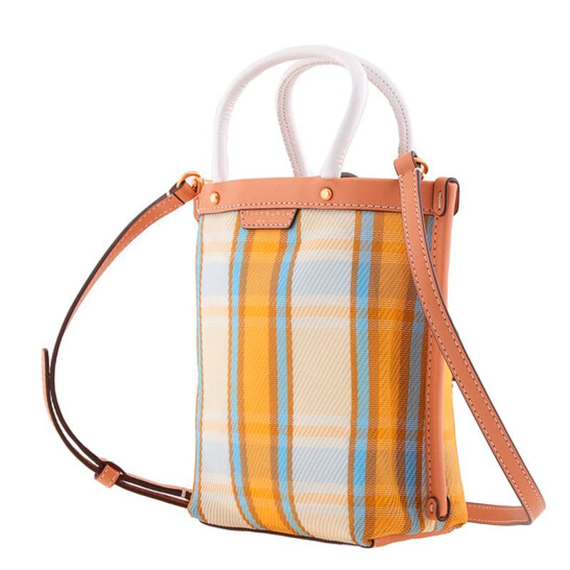 Bolsa Shopper Mini Perry Mesh in Ciel