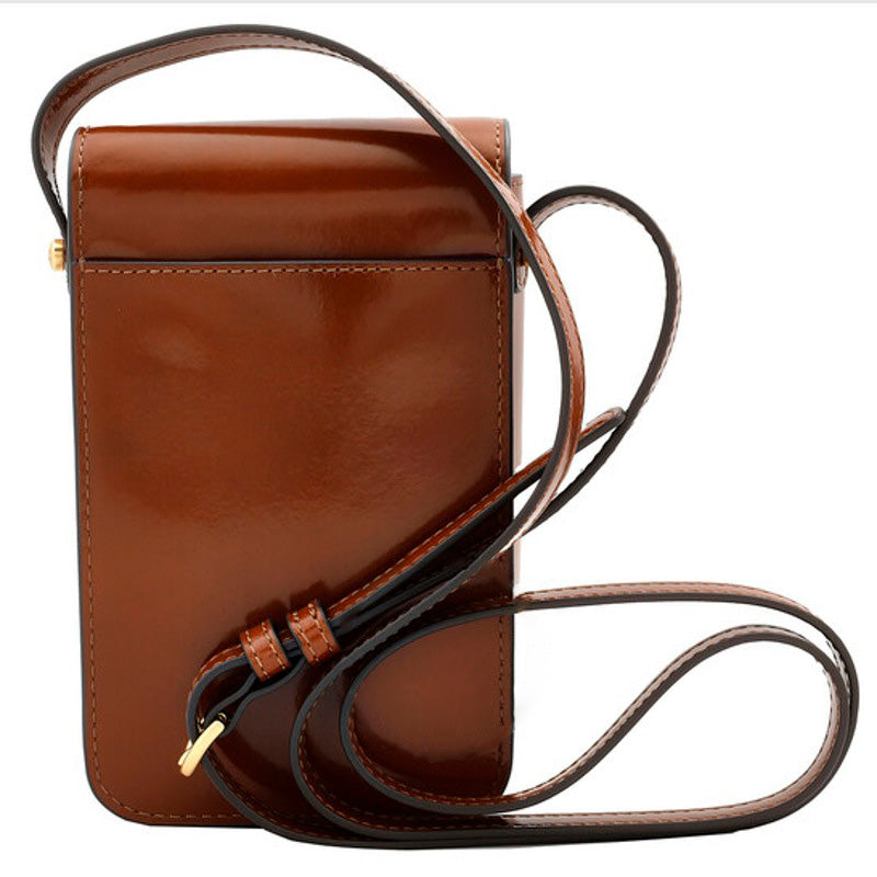 Bolsa Crossbody Robinson Spazzolato Patent Phone