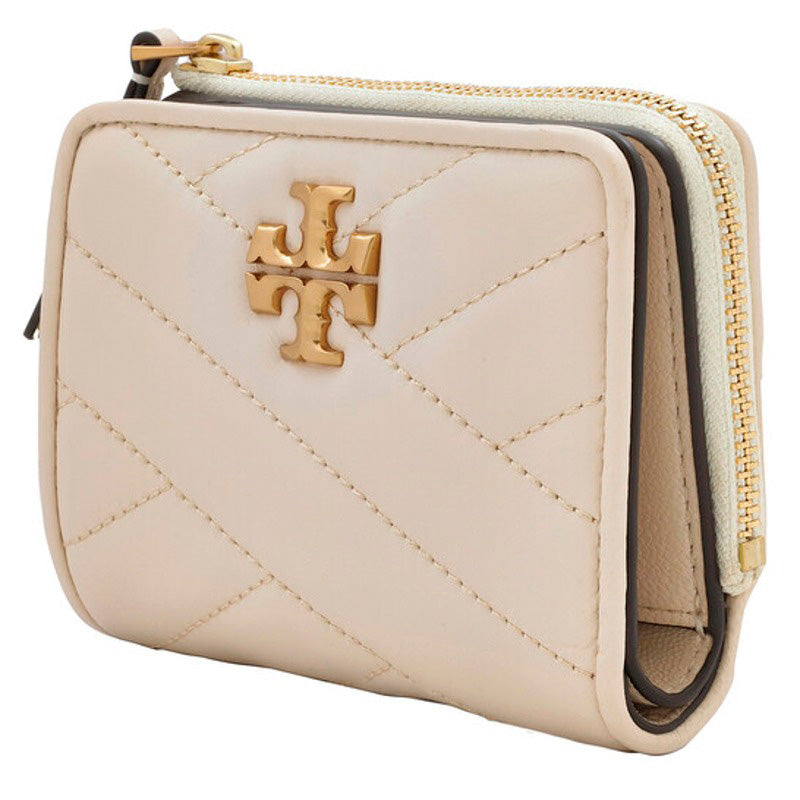 Bolsa Wallet Open Box   Bi Fold Chevron Kira In New Cream