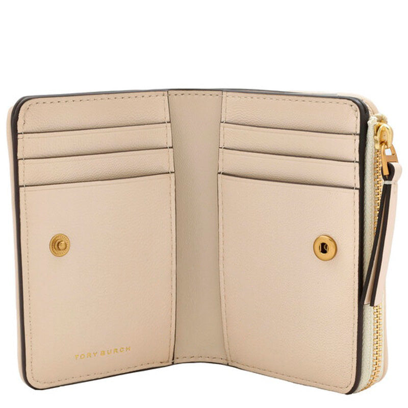 Bolsa Wallet Open Box   Bi Fold Chevron Kira In New Cream