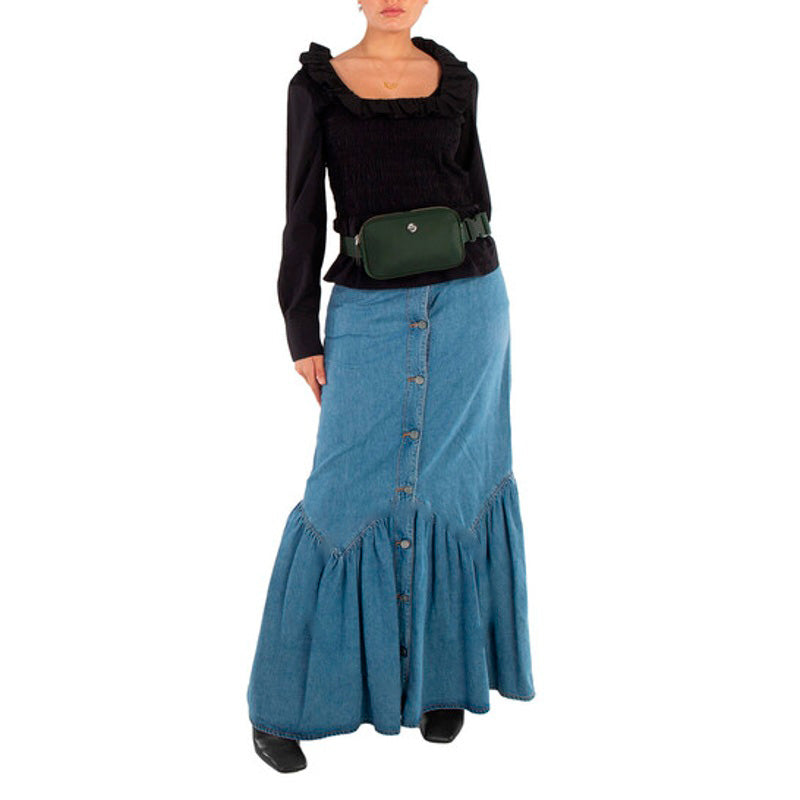 Bolsa Pocket Virginia Nylon In Basil