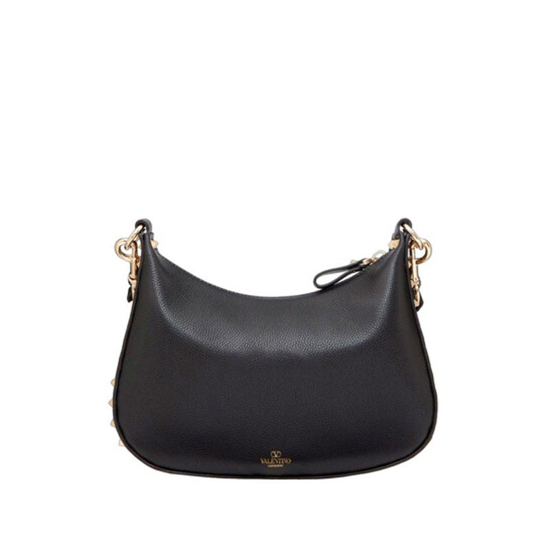 Bolsa Shoulder Garavani Black Small Rockstud