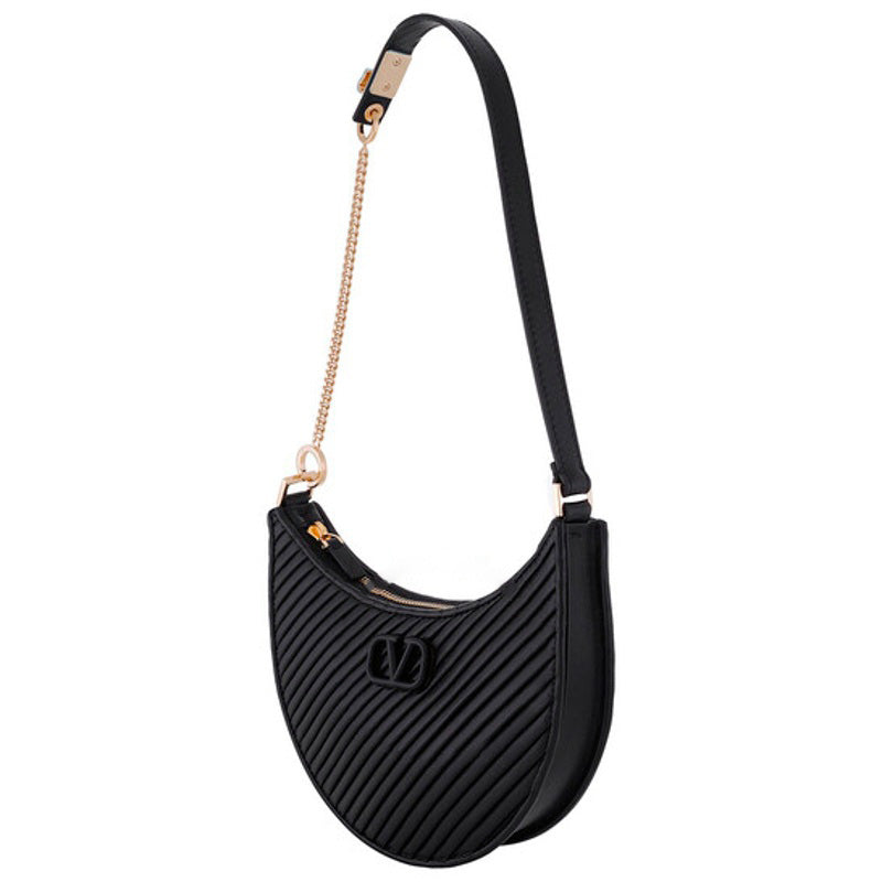 Bolsa Shoulder Nero Signature Logo