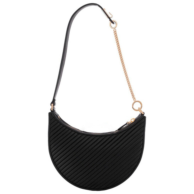 Bolsa Shoulder Nero Signature Logo