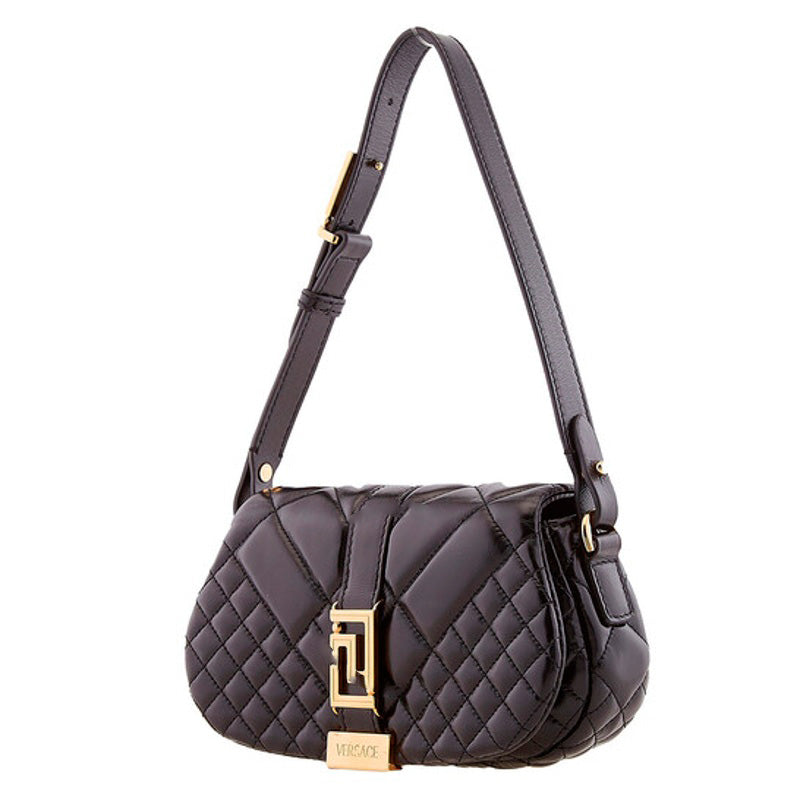 Bolsa Shoulder Black Greca Goddess Mini