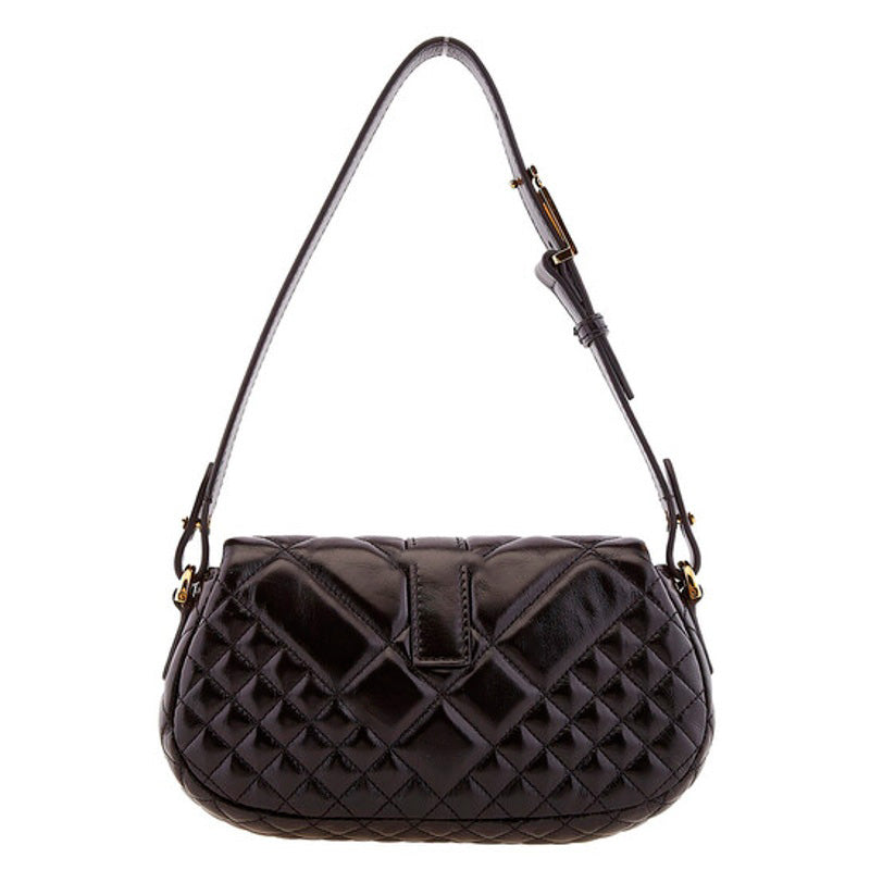 Bolsa Shoulder Black Greca Goddess Mini