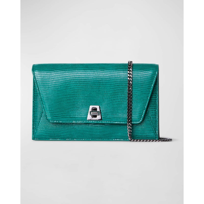 Bolsa Crossbody Anouk Lizard-Print w/ Chain
