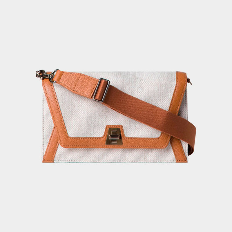 Bolsa Crossbody Anouk City Canvas - Mercado de Luxo - O Maior E-Commerce de Bens, Produtos e Serviços de Luxo do Brasil.