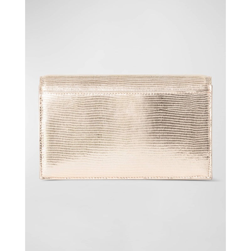 Bolsa Crossbody Anouk Metallic Lizard-Embossed