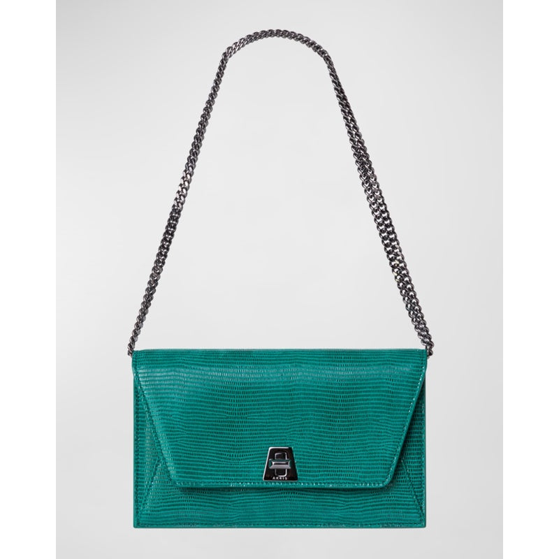 Bolsa Crossbody Anouk Lizard-Print w/ Chain