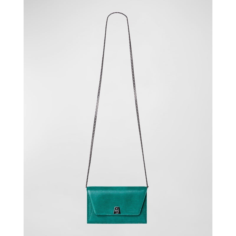 Bolsa Crossbody Anouk Lizard-Print w/ Chain