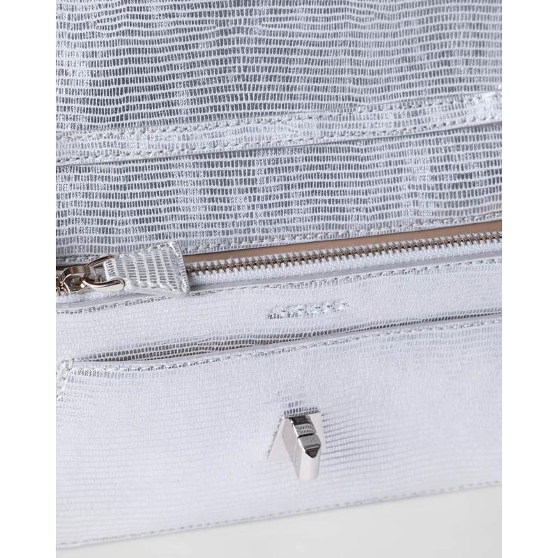Bolsa Crossbody Anouk Lizard-Print w/ Chain