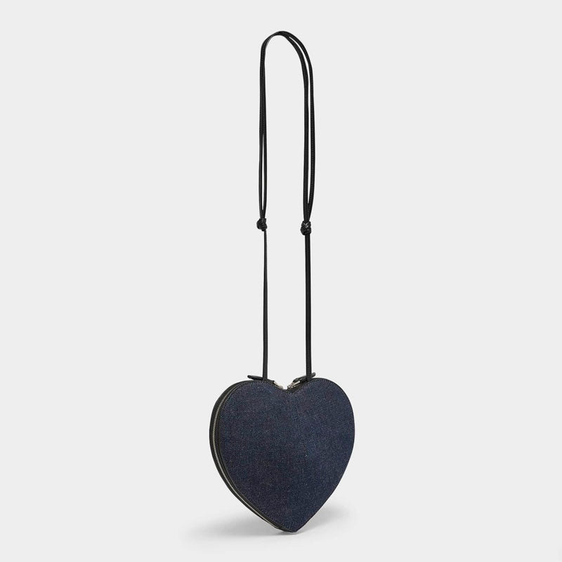Bolsa Crossbody Le Coeur in Denim - Mercado de Luxo - O Maior E-Commerce de Bens, Produtos e Serviços de Luxo do Brasil.