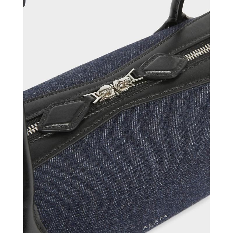 Bolsa Shoulder Le Teckel Medium in Denim