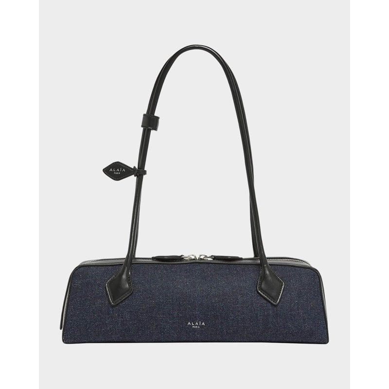 Bolsa Shoulder Le Teckel Medium in Denim