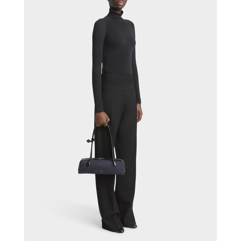 Bolsa Shoulder Le Teckel Medium in Denim