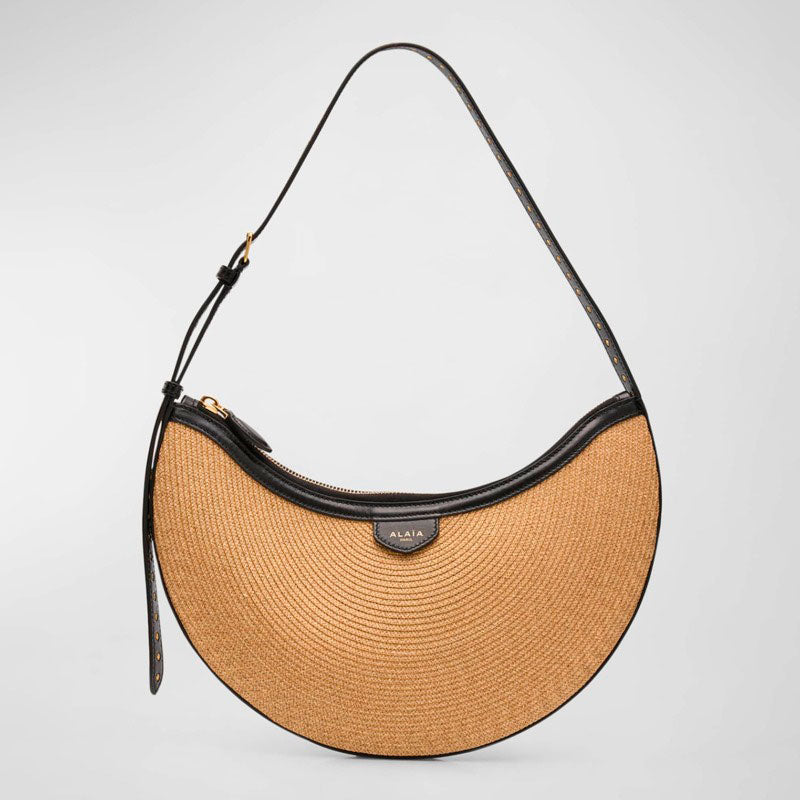 Bolsa Shoulder One Piece Demi in Paper Straw - Mercado de Luxo - O Maior E-Commerce de Bens, Produtos e Serviços de Luxo do Brasil.
