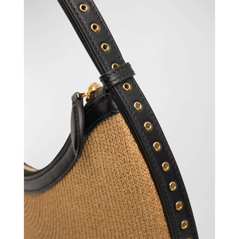 Bolsa Shoulder One Piece Demi in Paper Straw