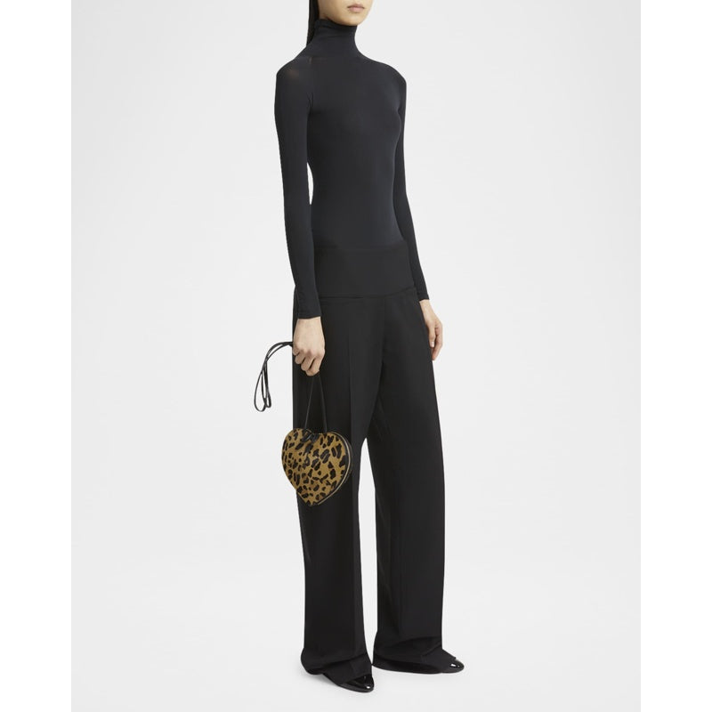 Bolsa Crossbody Le Coeur in Leopard Calf Hair