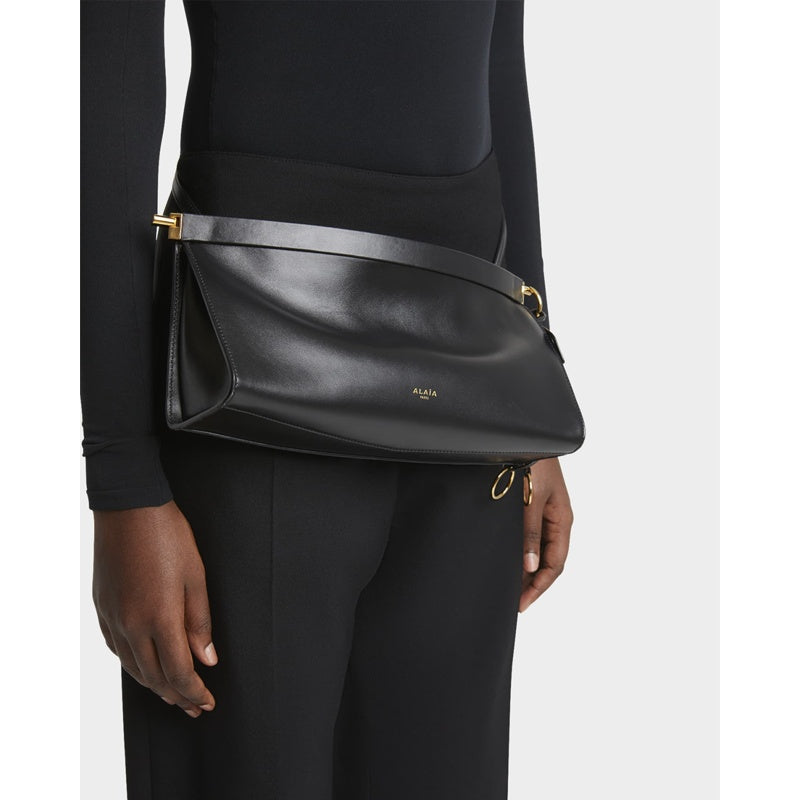Bolsa Shoulder Le Click Medium in Glossy